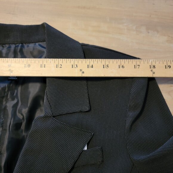T Milano Blazer Womens Jacket Sz 16W Black Business Career NEW NWT - Picture 11 of 12